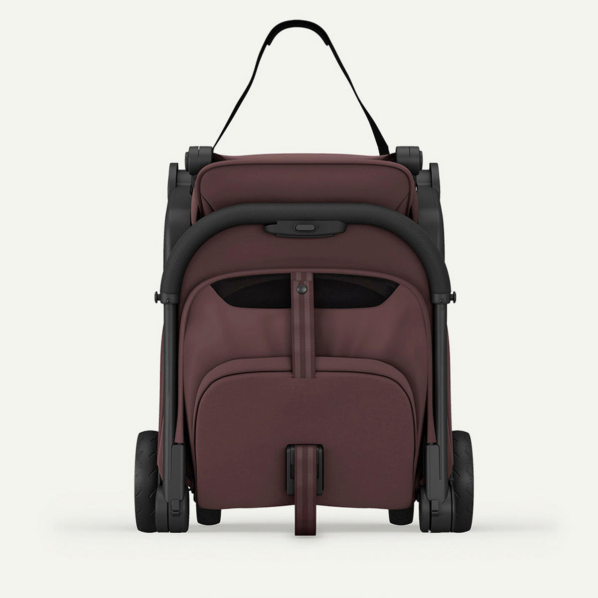 DJEČJA KOLICA   - boje crnog vina, Basics, metal/tekstil (77/45/103cm) - BEBETTO