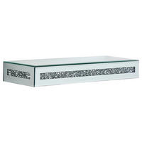 WANDBOARD50/6/16 cm Silberfarben  - Silberfarben, Trend, Glas/Holzwerkstoff (50/6/16cm) - Xora