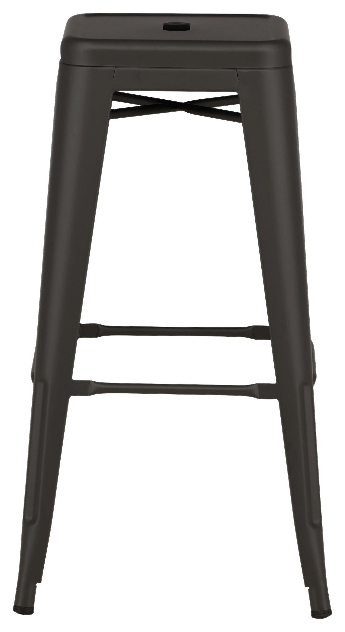 BARHOCKER-SET in Dunkelgrau  - Dunkelgrau, Design, Metall (43/76/43cm) - Livetastic