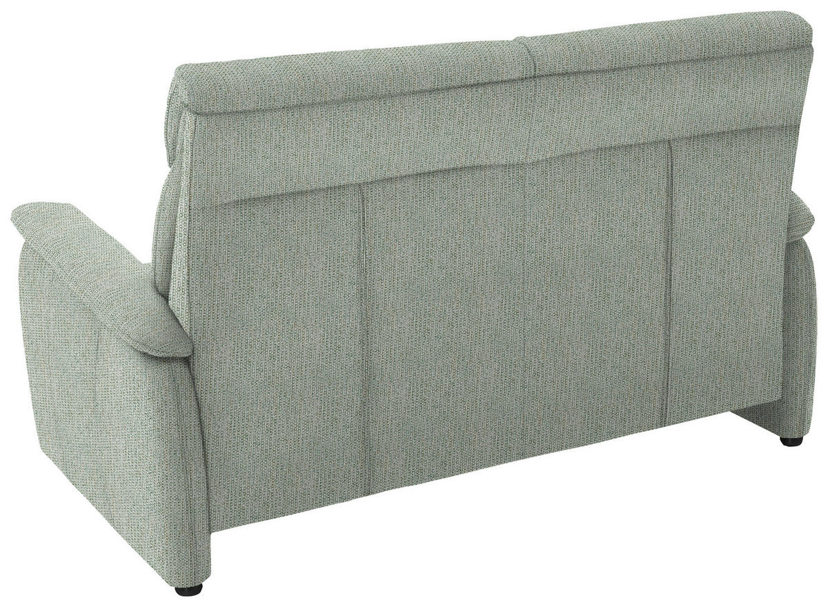 2,5-SITZER  in Flachgewebe Platinfarben  - Platinfarben/Schwarz, KONVENTIONELL, Textil/Metall (178/107/97cm) - Pure Home Comfort