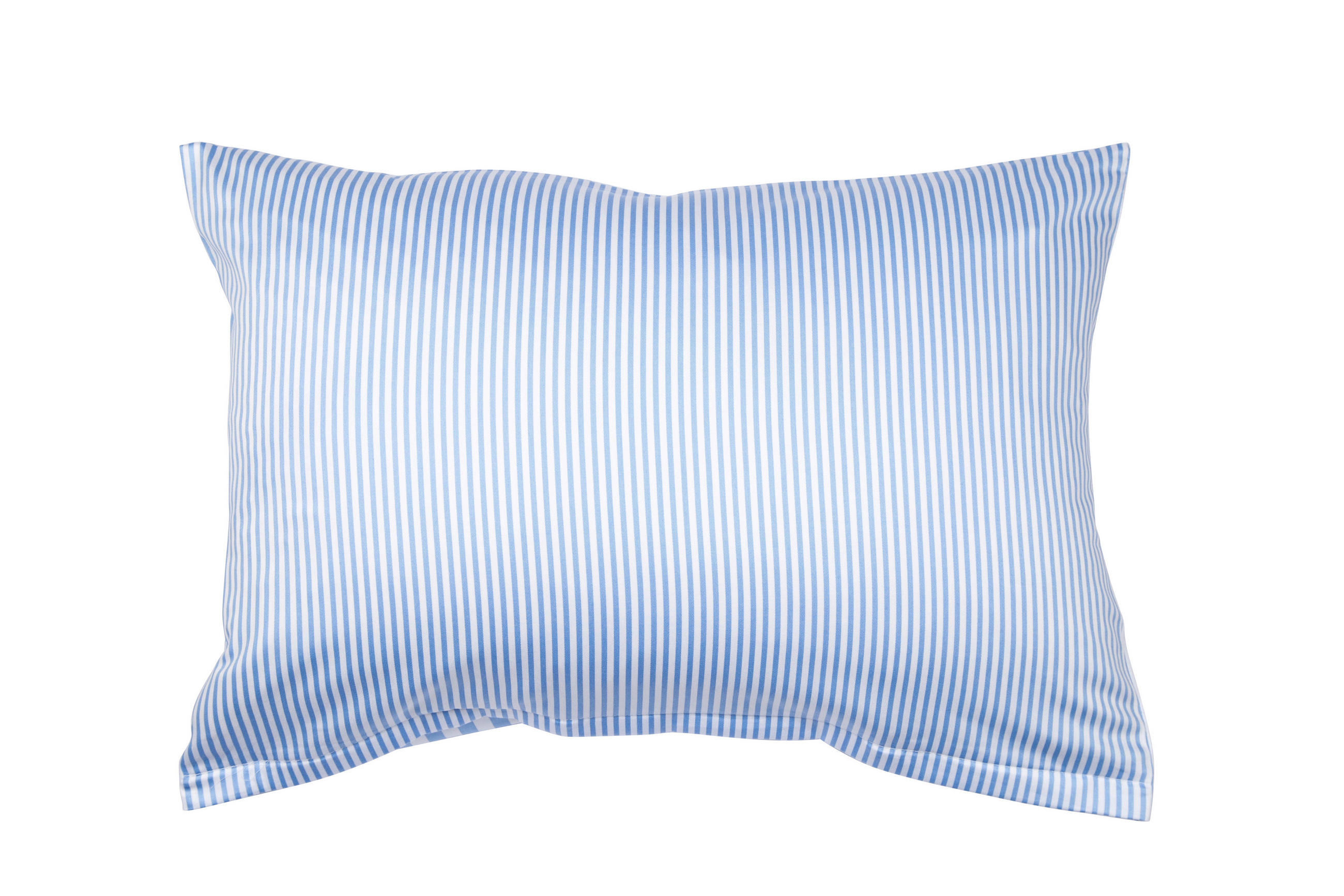 KISSENBEZUG Giorgio 40/60 cm  - Weiß/Hellblau, KONVENTIONELL, Textil (40/60cm) - Janine