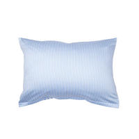 KISSENBEZUG Giorgio 40/60 cm  - Weiß/Hellblau, KONVENTIONELL, Textil (40/60cm) - Janine