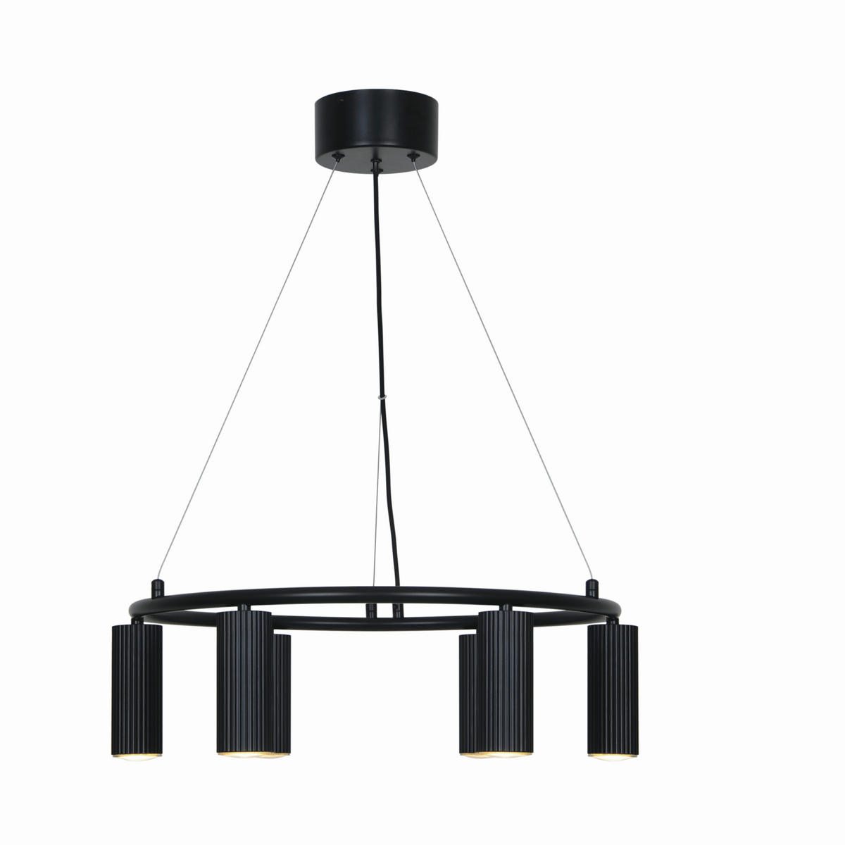 PENDELLEUCHTE Vico 53,4/53,4 cm  - Schwarz, Design, Metall (53,4/53,4cm) - Nordlux