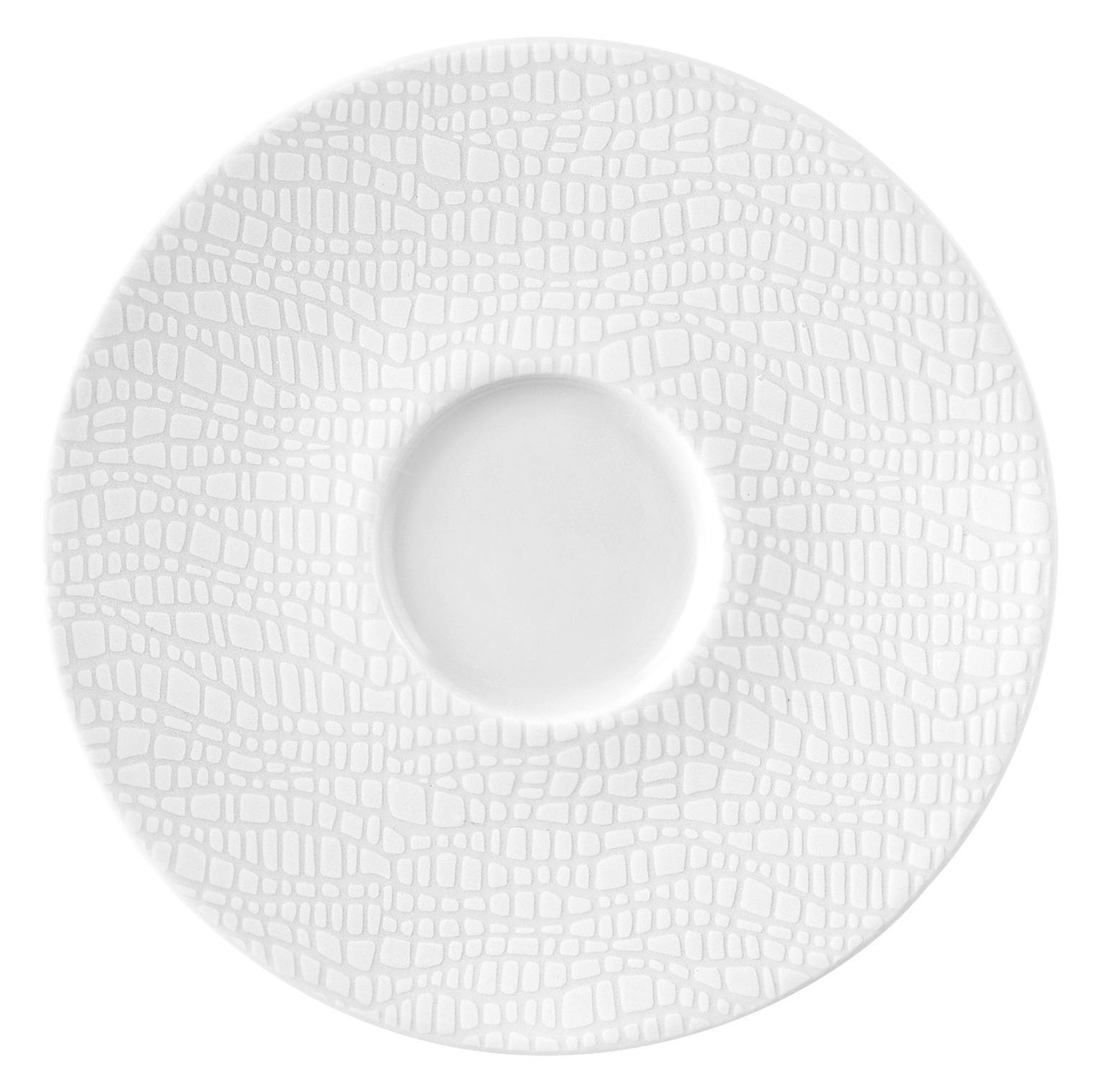 Seltmann Weiden Espresso-Untertasse Life Fashion Luxury White Weiß
