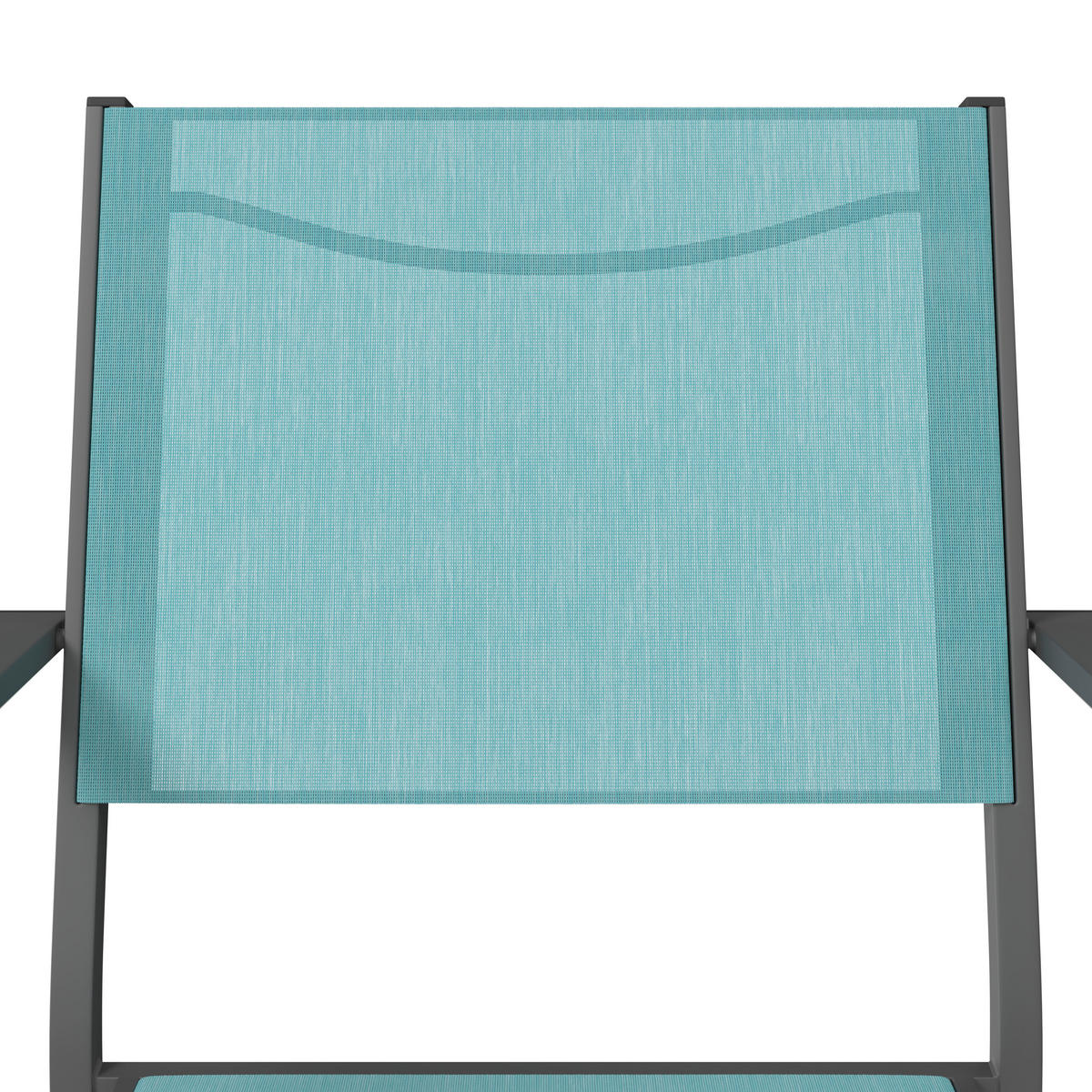 STAPELSESSEL Aluminium Anthrazit, Blau  - Blau/Anthrazit, Design, Textil/Metall (57/88/58cm) - Ambia Garden