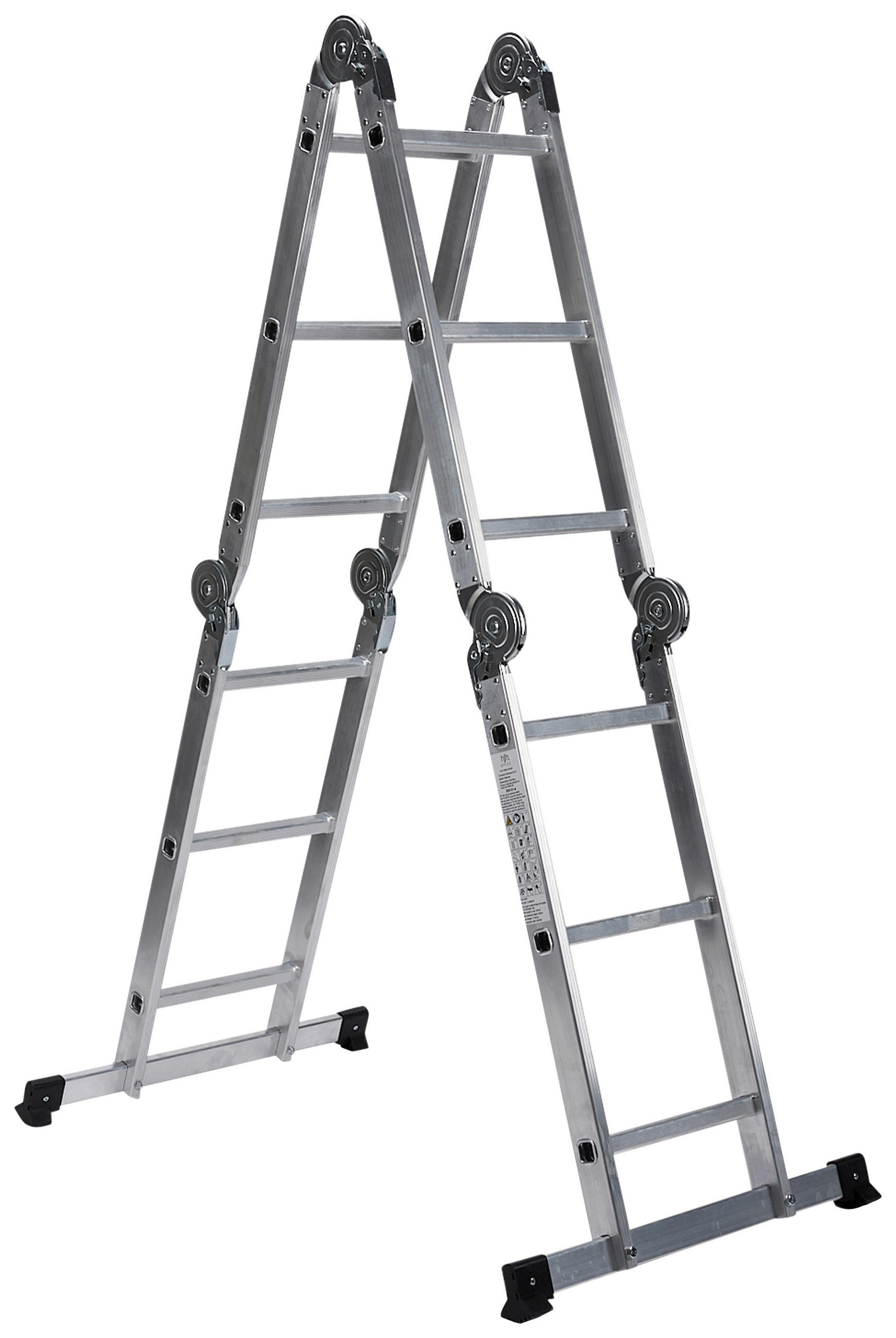 LEITER - Silbereichenfarben, Basics, Metall (70/94/25cm) - MID.YOU