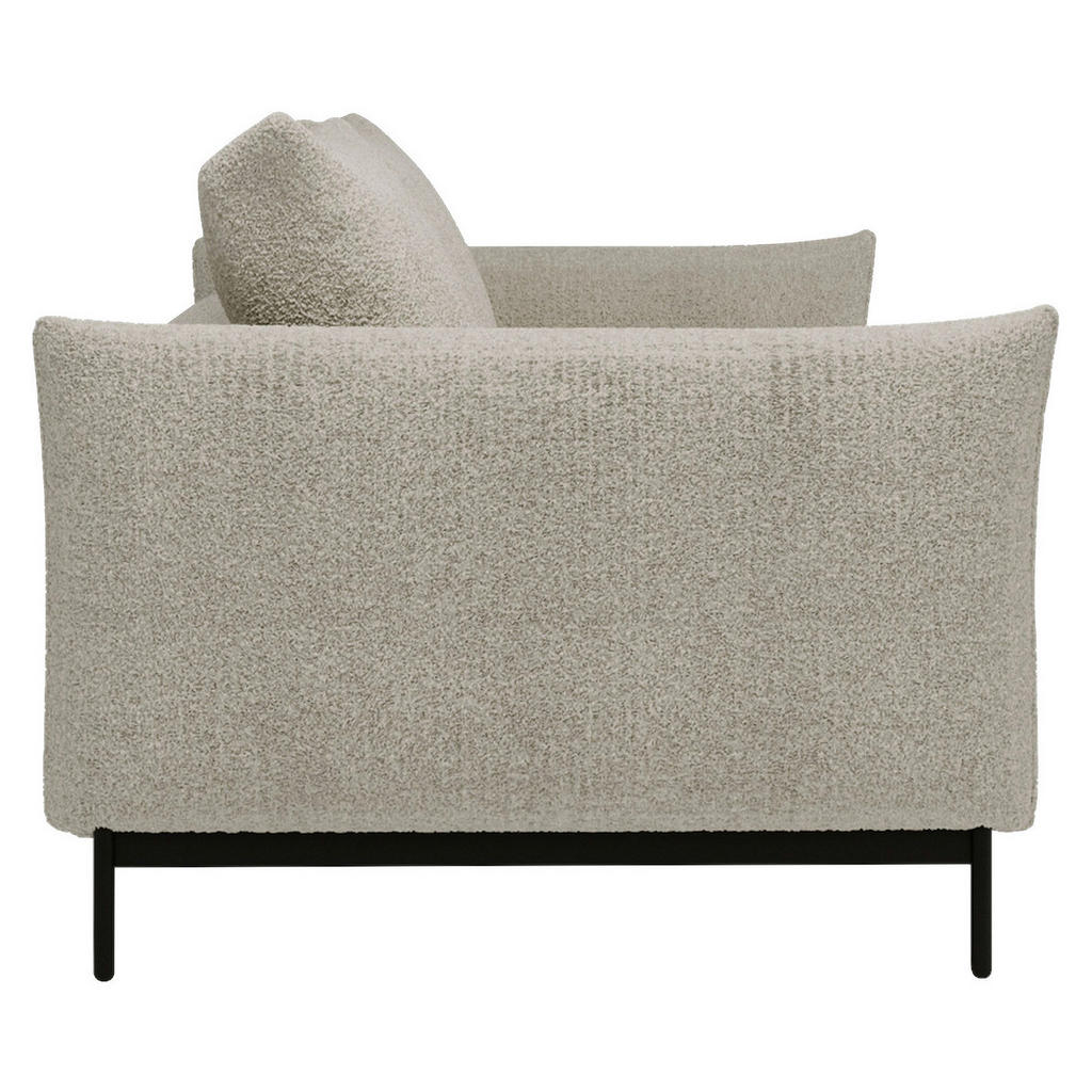 Thumbnail - Livetastic Sofa, Creme, Textil, 3-Sitzer, Füllung: Schaumstoff, Taschenfederkern, 223x96x95 cm, Made in EU, Liegefunktio...