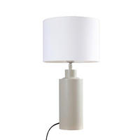 TISCHLEUCHTE  - Beige, KONVENTIONELL, Metall (55cm) - PR Home