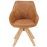 STUHL in Holz, Leder Braun, Eichefarben - Eichefarben/Braun, Design, Leder/Holz (60/83/65cm) - Landscape STUHL in Holz, Leder Braun, Eichefarben - Eichefarben/Braun, Design, Leder/Holz (60/83/65cm) - Landscape