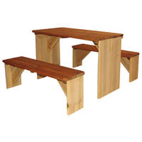 KINDER-GARTENTISCH  - Beige/Braun, KONVENTIONELL, Holz (70/45/40cm) - Ambia Garden