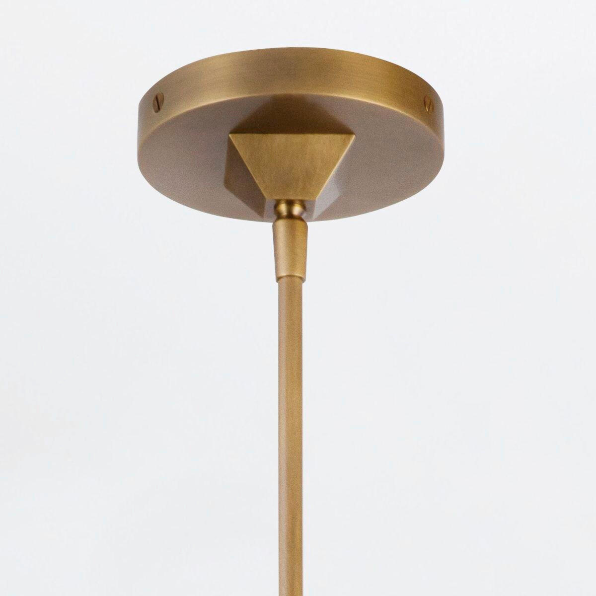 LED-HÄNGELEUCHTE 13,1/49,3 cm    - Messingfarben, KONVENTIONELL, Glas/Metall (13,1/49,3cm) - Elstead Lighting