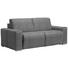 SCHLAFSOFA in Textil Grau - Chromfarben/Grau, Design, Textil/Metall (210/90/102cm) - Dieter Knoll SCHLAFSOFA in Textil Grau - Chromfarben/Grau, Design, Textil/Metall (210/90/102cm) - Dieter Knoll