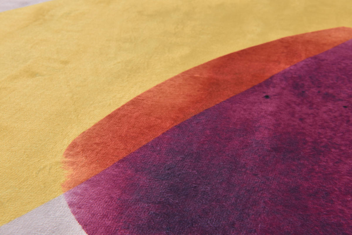 WEBTEPPICH 160/230 cm SHAPES - THREE Multicolor, Violett  - Violett/Multicolor, Design, Textil (160/230cm) - Tom Tailor