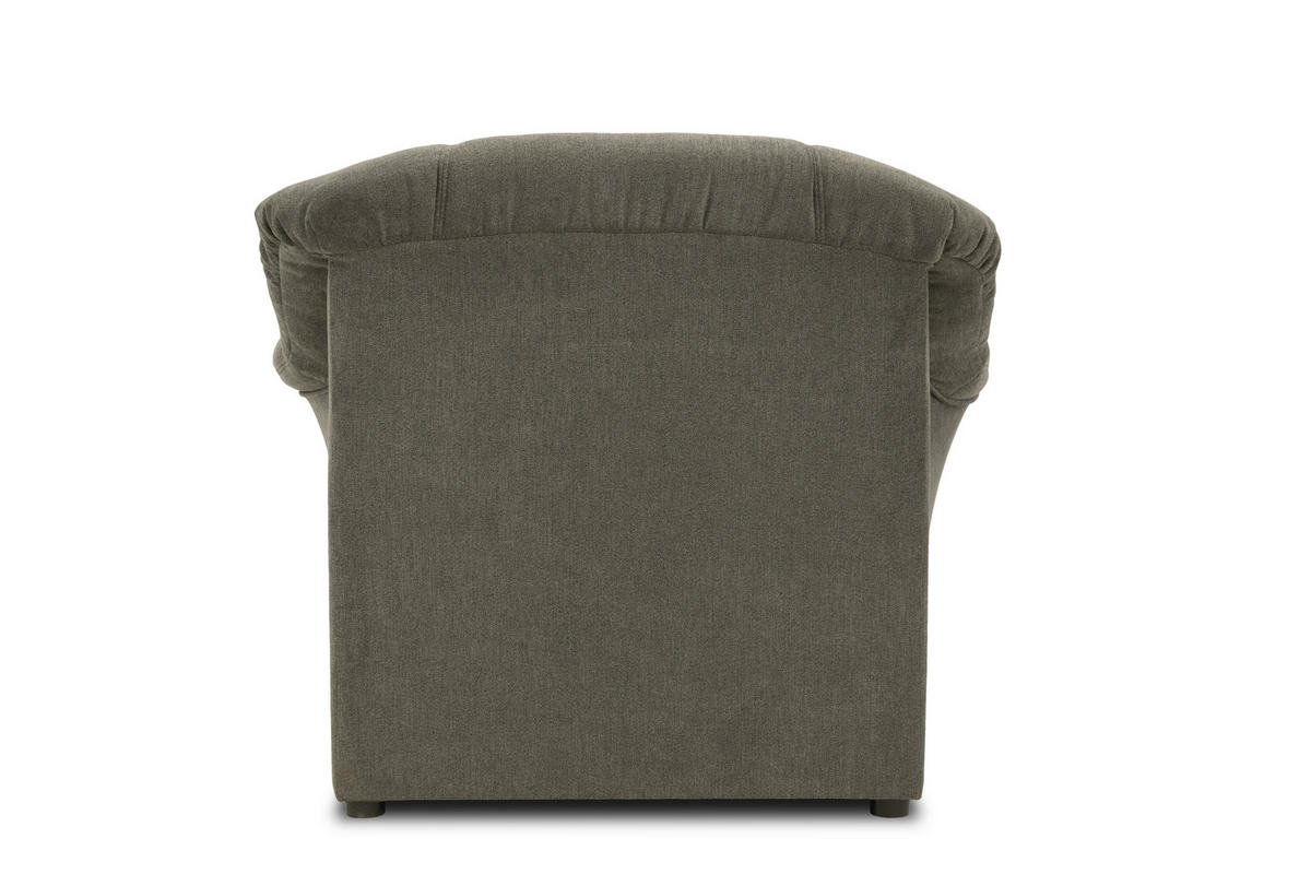 SESSEL Mikrofaser Greige    - Greige/Schwarz, KONVENTIONELL, Kunststoff/Textil (102/83/81cm) - MID.YOU