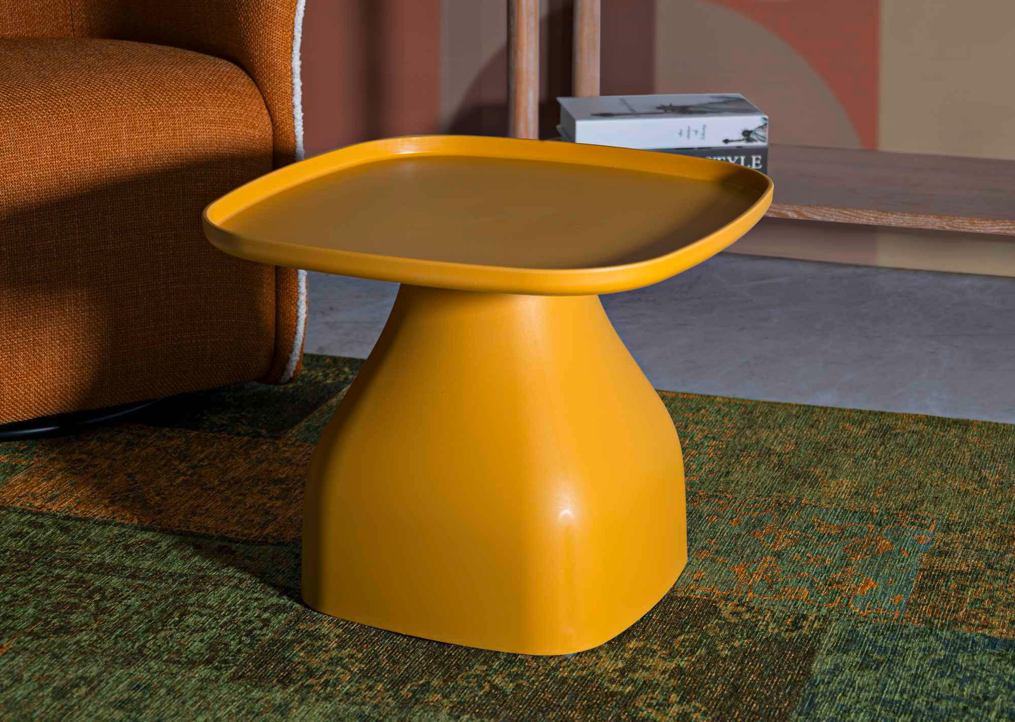 COUCHTISCH - Gelb, Basics, Kunststoff (48/38/48cm)