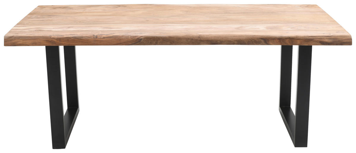 TISCHGESTELL Schwarz  - Schwarz, Design, Metall (80/40/73cm) - Landscape