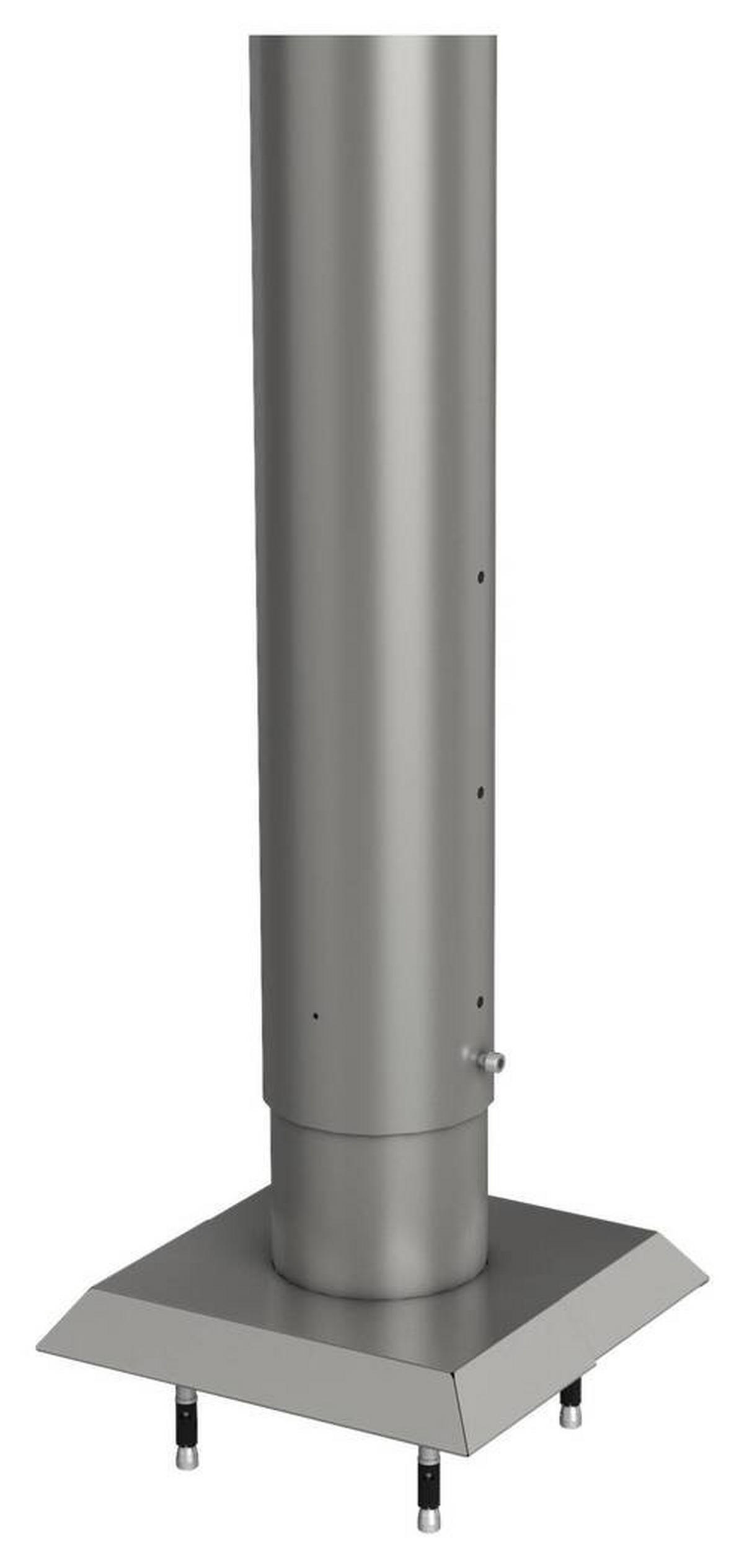 STEHER FÜR SICHTSCHUTZ - Grau, Basics, Metall (21/95-120/21cm)