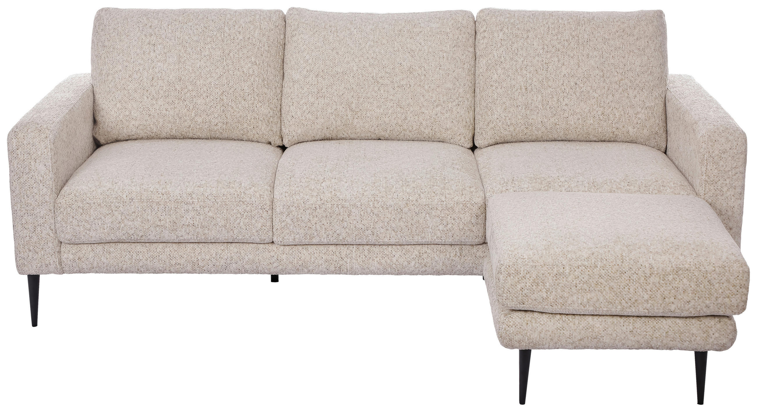 3-Sitzer-Sofa Parma Creme Chenille B: 208 cm