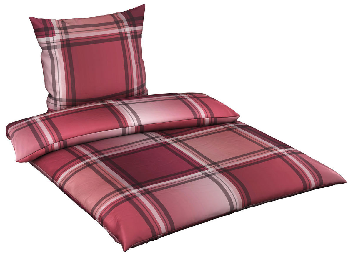 BETTWÄSCHE Satin 135/200 cm  - Pink, KONVENTIONELL, Textil (135/200cm) - Novel