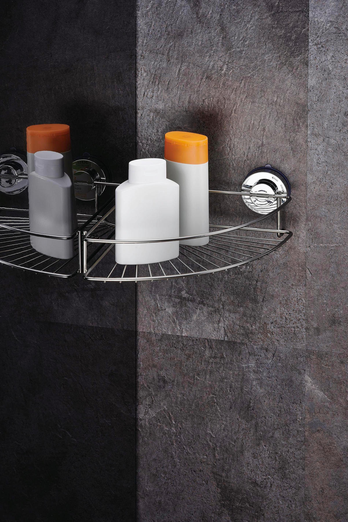 DUSCHABLAGE Metall, Kunststoff  - Chromfarben, Basics, Kunststoff/Metall (21,8/29,8/9cm) - Sadena