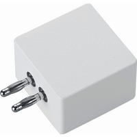 DECKENLEUCHTE 4,5/4,5/3 cm   - Weiß, Basics, Metall (4,5/4,5/3cm) - Helestra