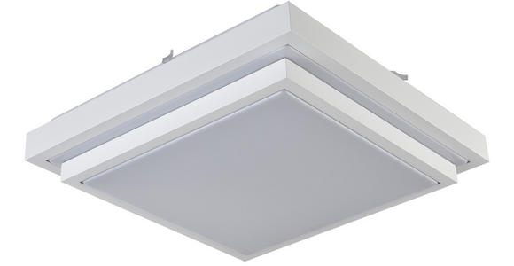 LED-DECKENLEUCHTE 40/40/9 cm   - Weiß, Basics, Kunststoff/Metall (40/40/9cm) - Novel