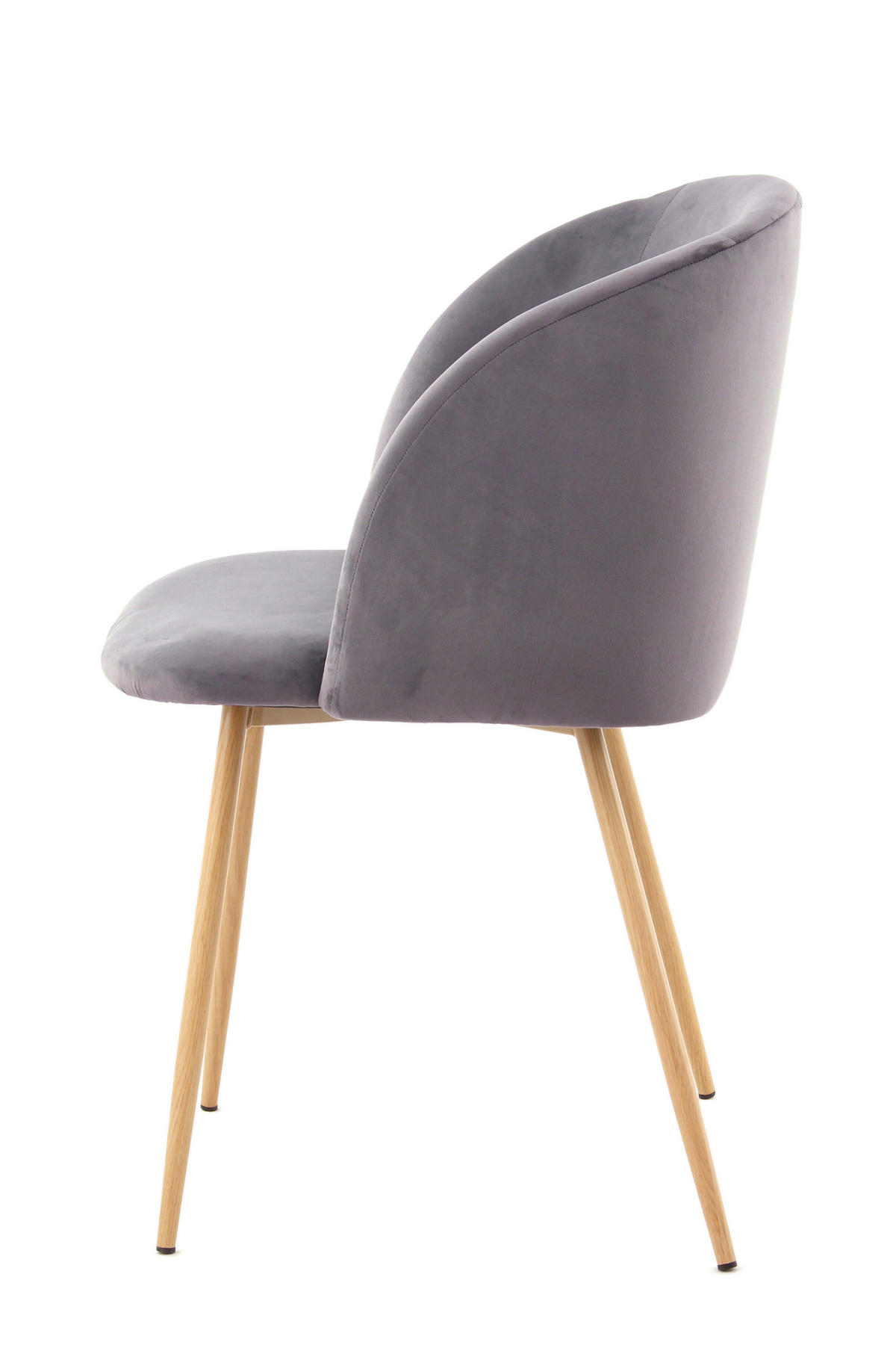 SADA STOLIČIEK 2 kus - sivá, Design, kov/plast (54/84/56cm)