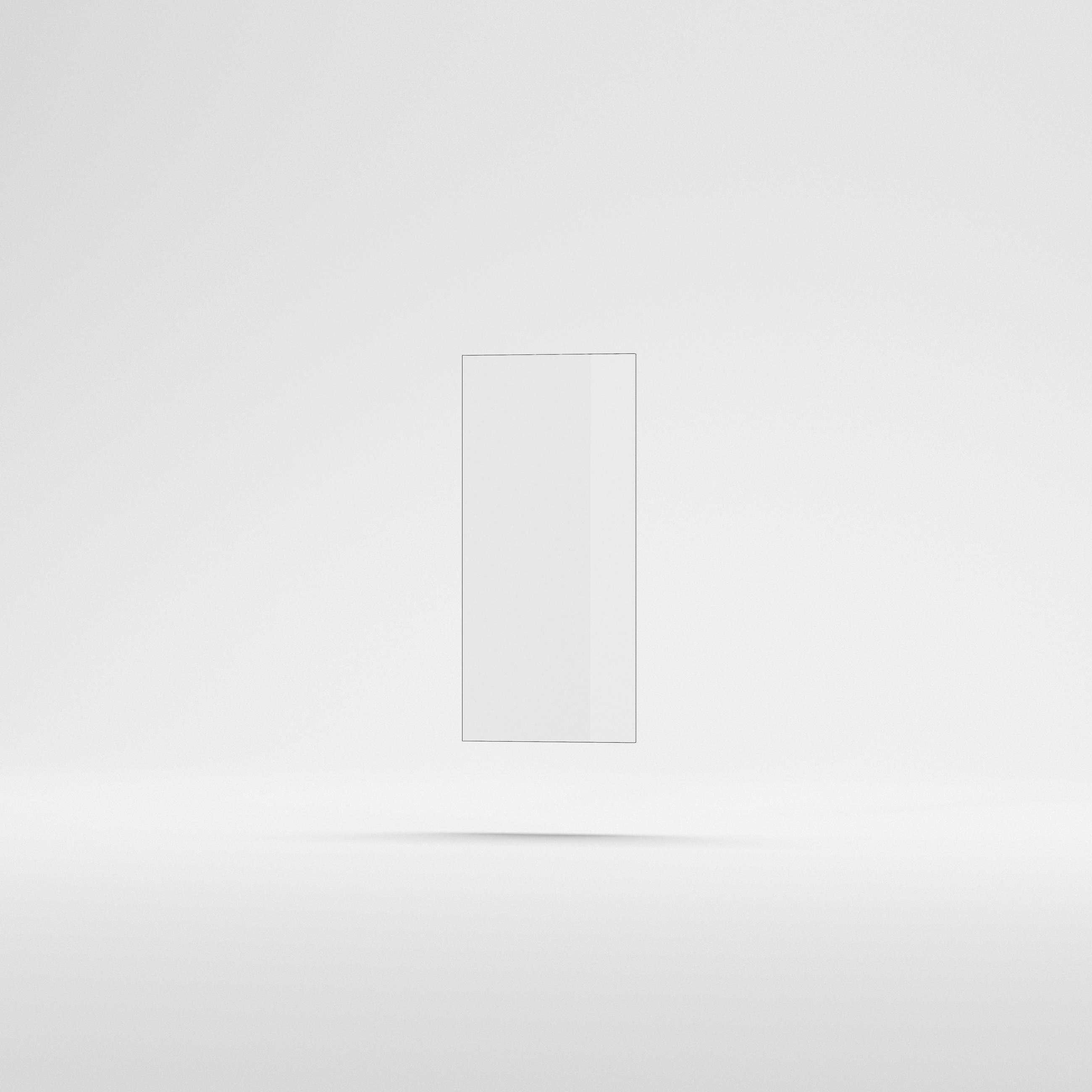 OLDALPANEL - magasfényű fehér, Basics, fa - Carryhome