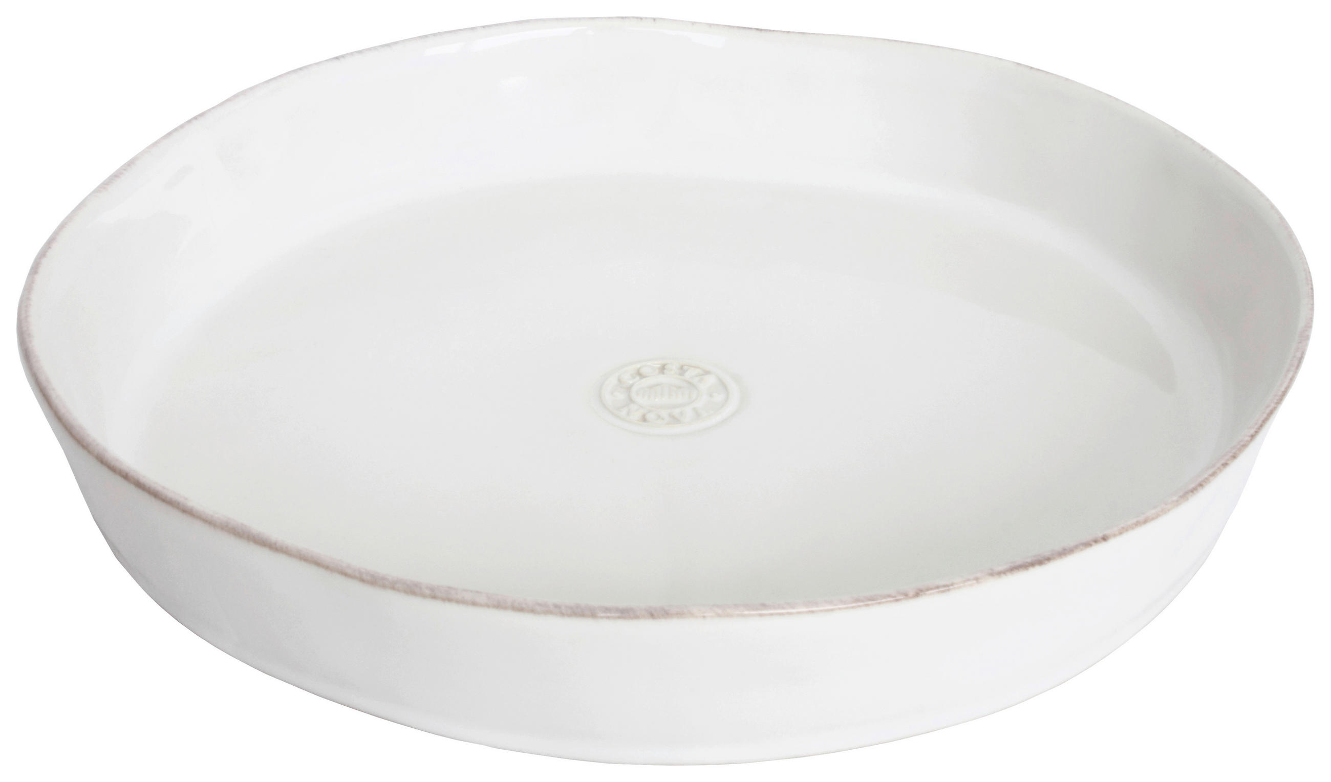 TORTENFORM  - Weiß Hochglanz, Basics, Keramik (30/5cm) - Costa Nova