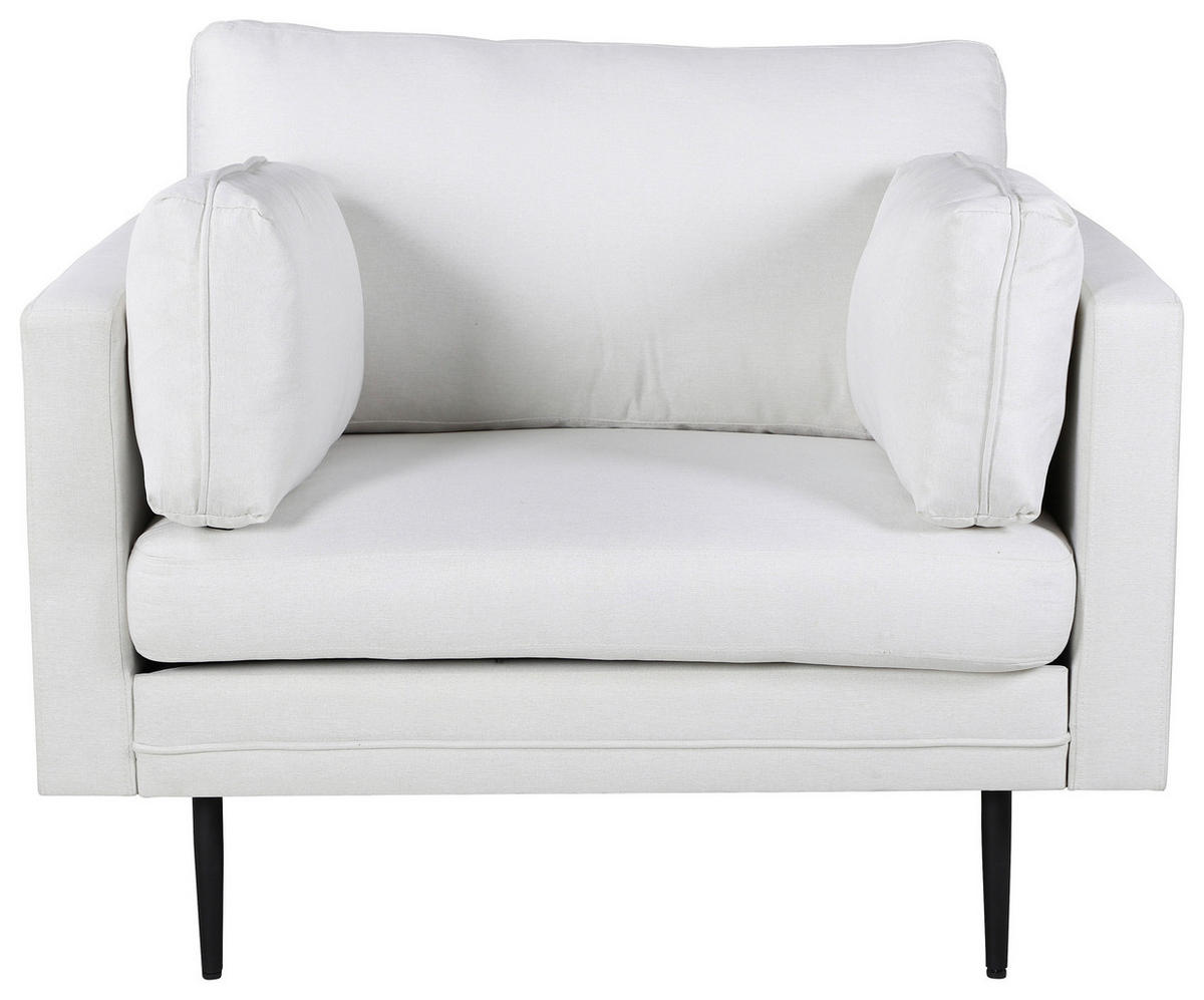 SESSEL in Beige, Schwarz  - Beige/Schwarz, Design, Kunststoff/Textil (110/84/86cm) - Livetastic