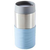 TERMOSMUGG 0.235 l  - stålfärgad/ljusblå, Trend, metall/plast (7,1/15,2cm) - Homeware Profession.