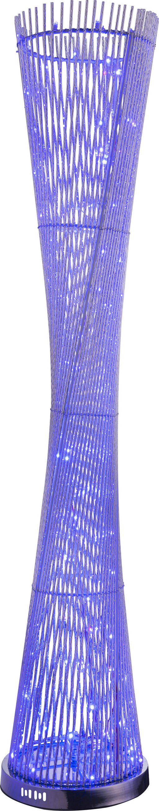 STOJEČA LED-SVETILKA  Anton /720 lm/// - srebrne barve, Design, kovina (28/143cm) - Globo