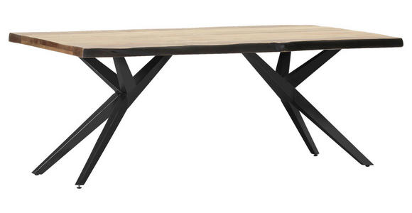 TISCHPLATTE      - Akaziefarben, Design, Holz (200/100/5cm) - Landscape