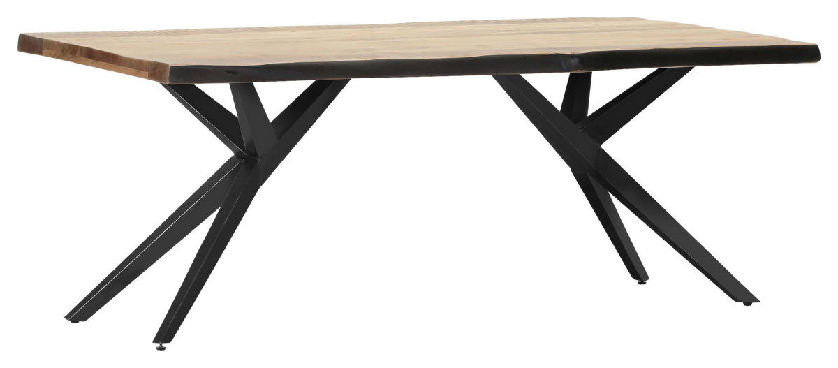 TISCHPLATTE Akaziefarben   - Akaziefarben, Design, Holz (200/100/5cm) - Landscape