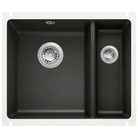 SPÜLE 106210  - Schwarz, Basics, Keramik (56,7/45,6/18,5+13cm) - HKT