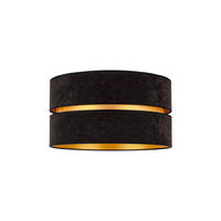 DECKENLEUCHTE Duo 40/22 cm   - Schwarz, Trend, Textil (40/22cm)