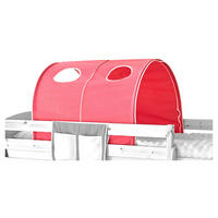 TUNNELSET - Rosa/Weiß, KONVENTIONELL, Textil/Metall (100/73/87cm) - MID.YOU