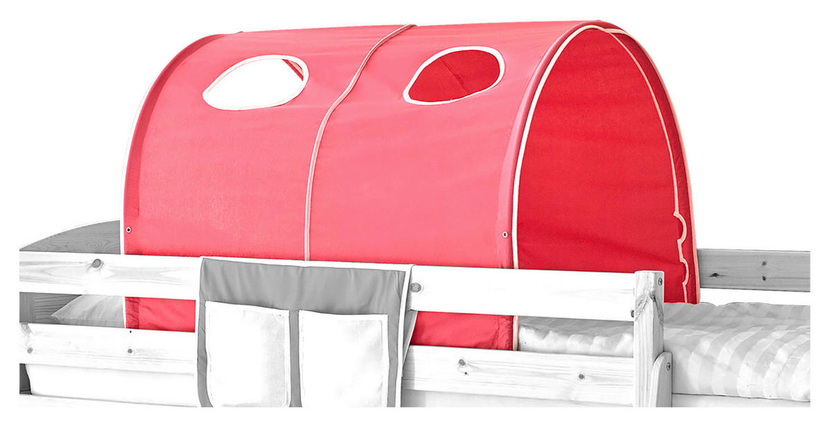 TUNNELSET - Rosa/Weiß, KONVENTIONELL, Textil/Metall (100/73/87cm) - MID.YOU