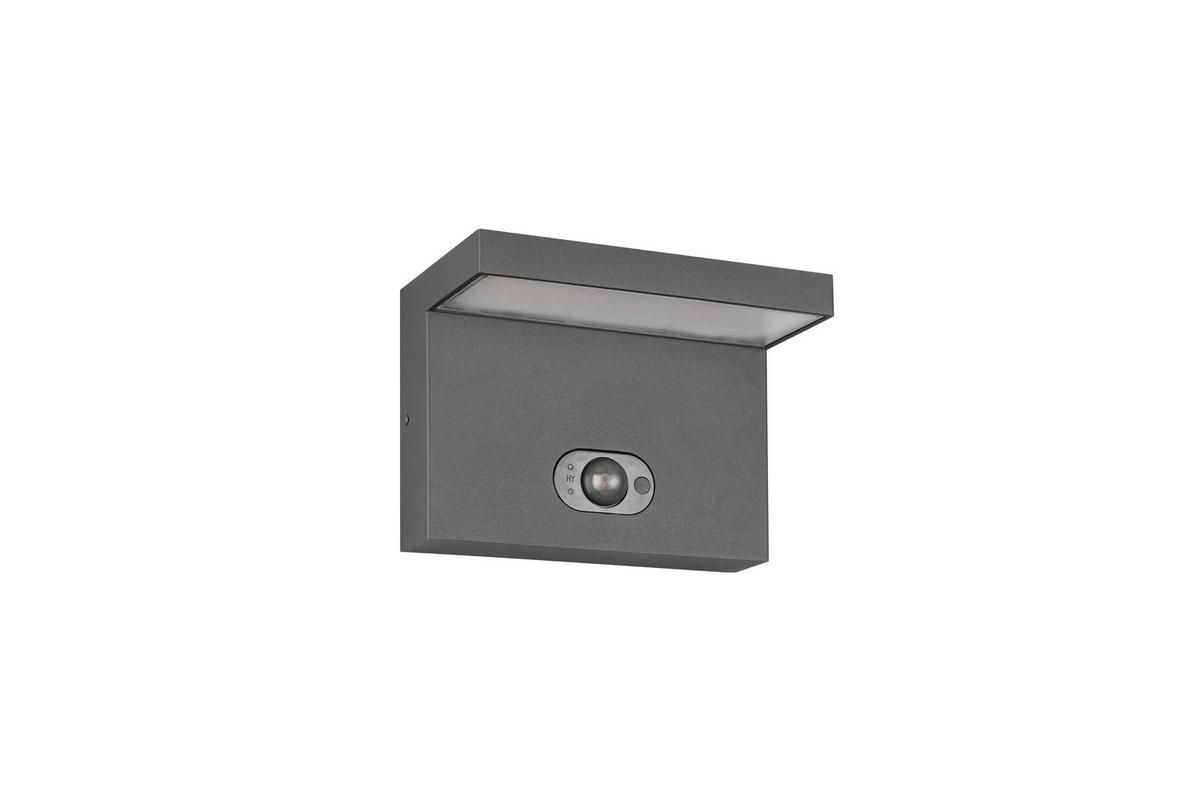 AUSSENWANDLEUCHTE - Anthrazit, Design, Metall (18/10/13cm) - Trio Leuchten