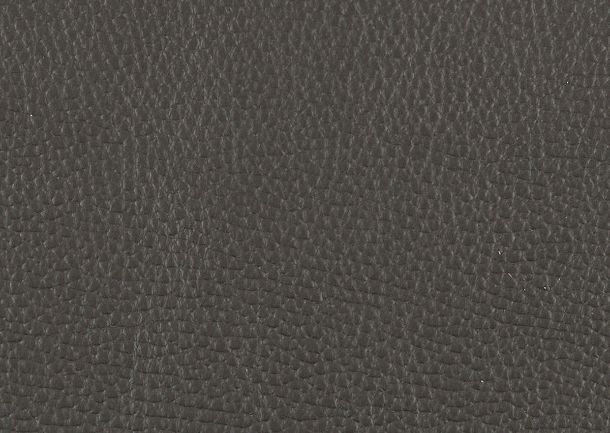 2-SITZER-SOFA Echtleder Mokka  - Schwarz/Mokka, Design, Leder/Metall (176/105/98cm) - Belluti