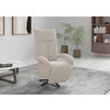 RELAXSESSEL Textil Creme  - Creme/Schwarz, Konventionell, Textil/Metall (74/112/82cm) - Sit & More