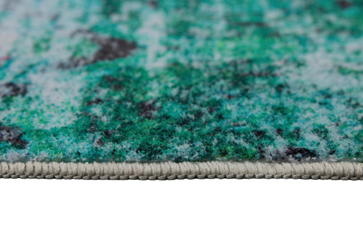 BADTEPPICH Grün 55/65 cm  - Grün, Basics, Kunststoff/Textil (55/65cm) - WECON HOME BASIC