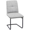 SCHWINGSTUHL  in Stahl Flachgewebe  - Schwarz/Grau, Design, Textil/Metall (48/91/62cm) - Dieter Knoll