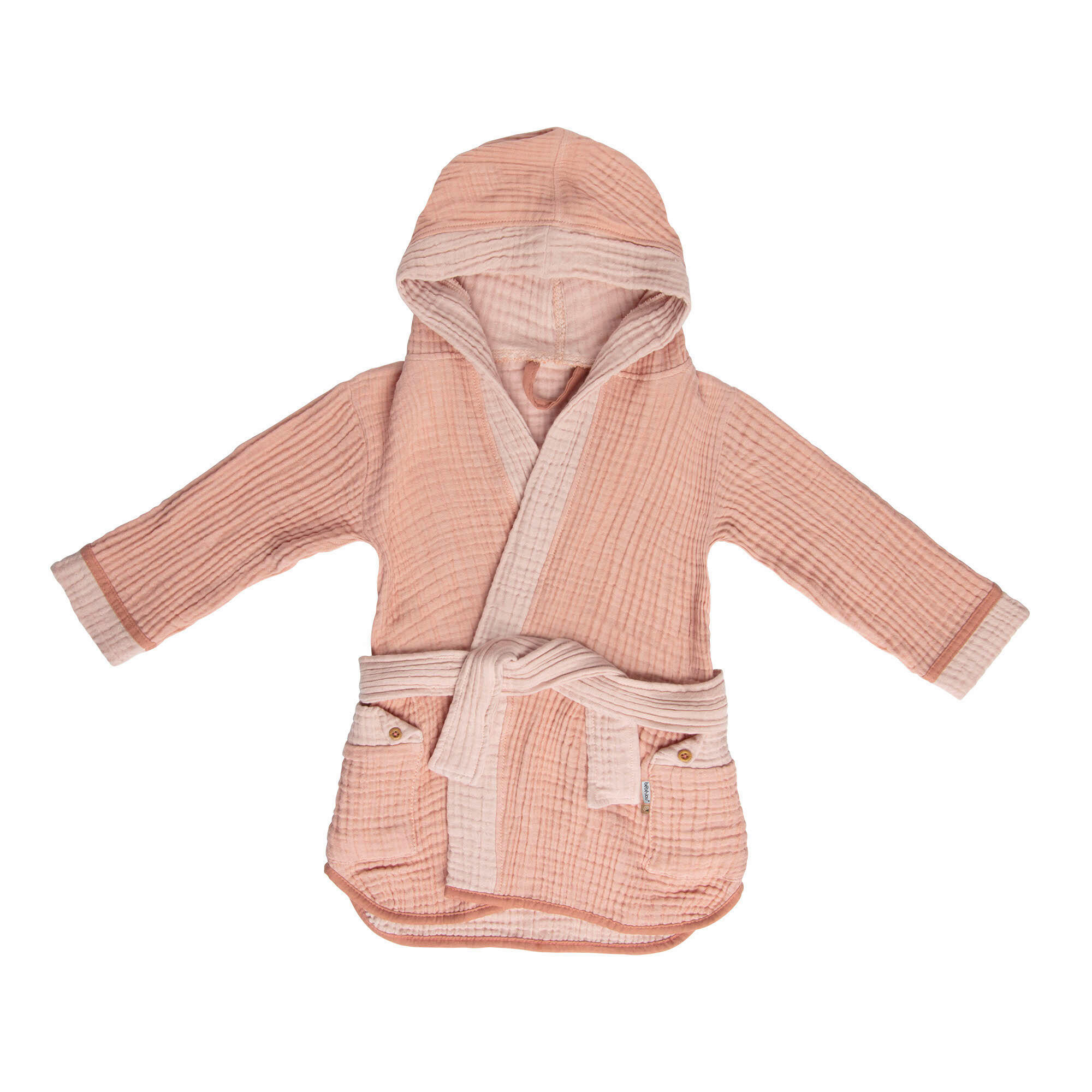 KINDERBADEMANTEL 86/92  - Altrosa/Rosa, Basics, Textil (86/92null) - Bebe Jou