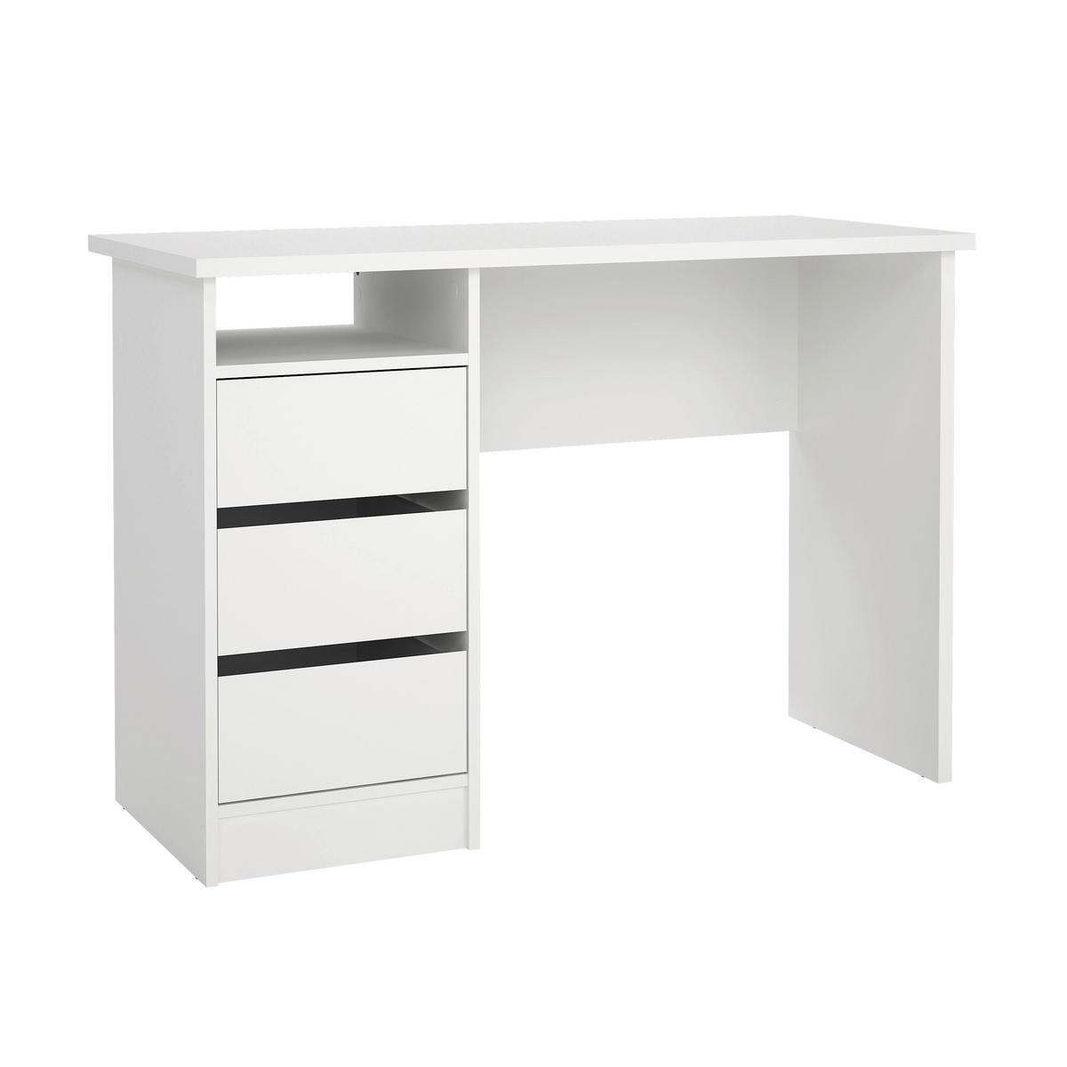 SCHREIBTISCH 110/48,5/76 cm  in Weiß  - Weiß, MODERN, Holzwerkstoff (110/48,5/76cm) - MID.YOU