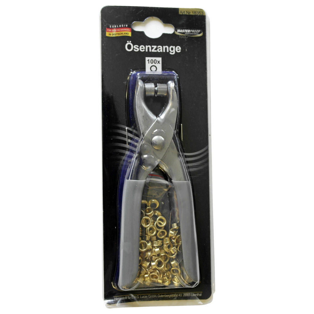 Ösenzange Mit 100 Ösen