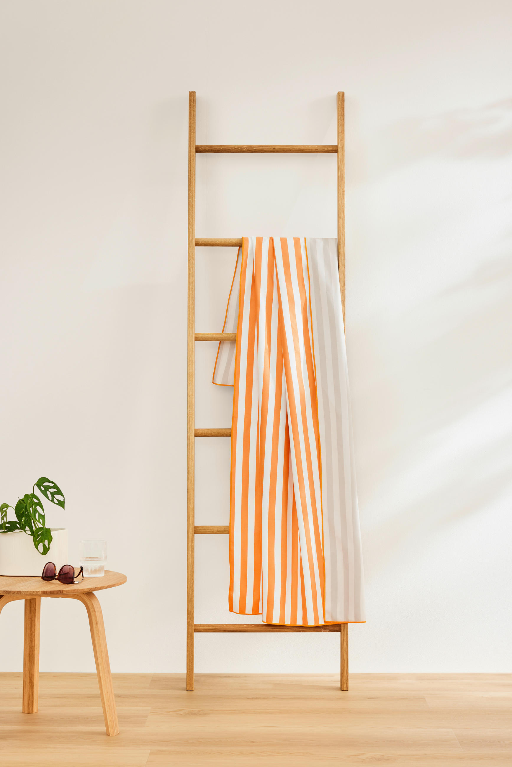 SPORTHANDTUCH SPORTS Grau, Naturfarben, Orange  - Naturfarben/Orange, Basics, Textil (90/180cm) - S. Oliver