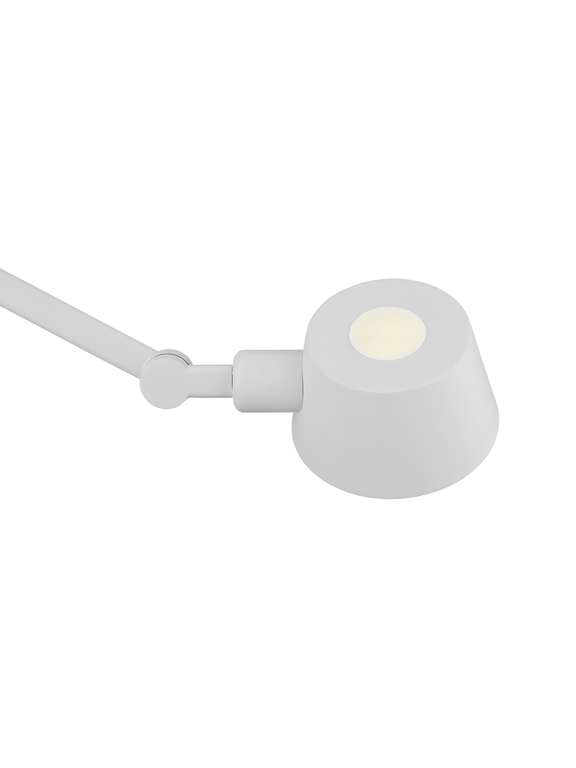 TISCHLEUCHTE   - Weiß, Basics, Metall (39-93cm) - Hell