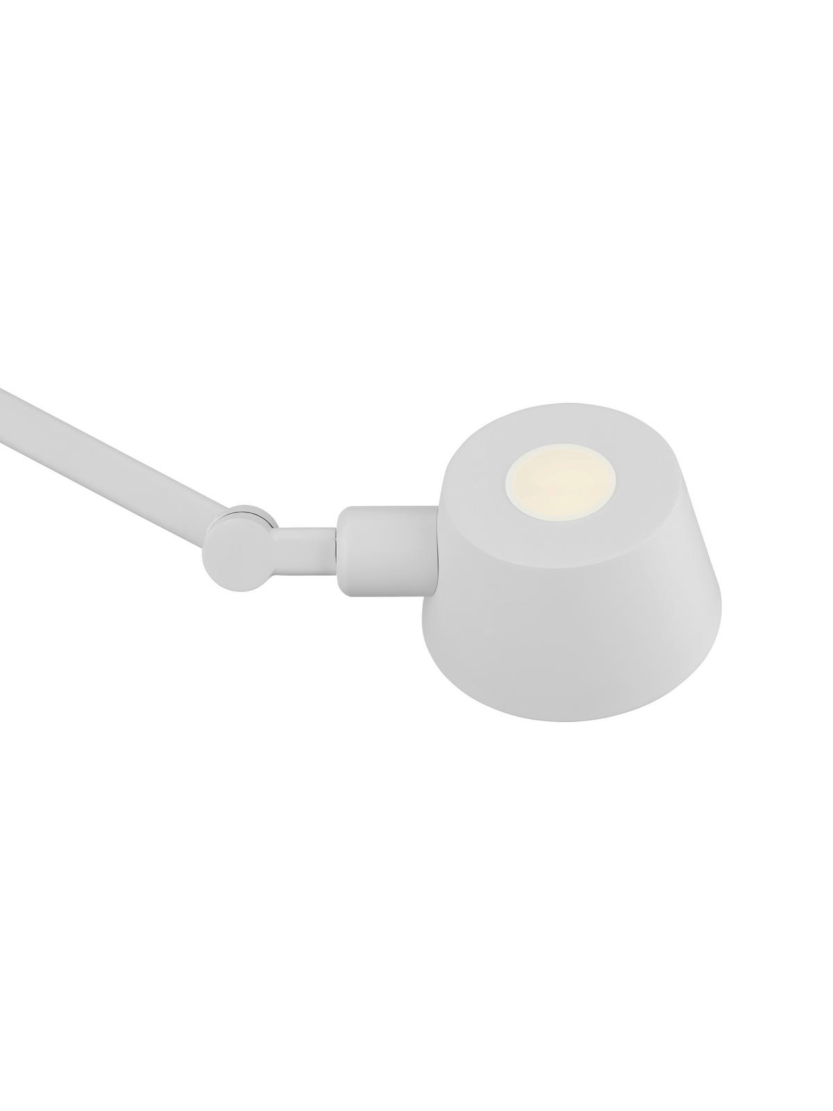 TISCHLEUCHTE   - Weiß, Basics, Metall (39-93cm) - Hell