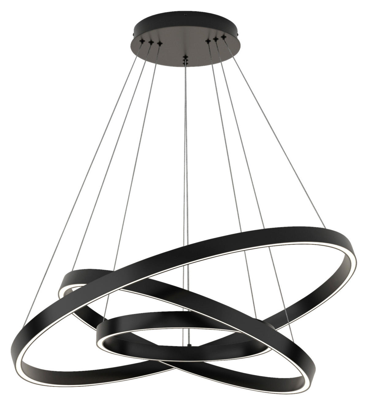 PENDELLEUCHTE 80/100/120 cm  - Schwarz, Basics, Metall (80/100/120cm) - MAYTONI